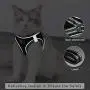Dog and Cat Universal Harness with Leash - Cat Harness Escape Proof - Adjustable Reflective Step in Dog Harness for Small Dogs Medium Dogs - Soft Mesh Comfort Fit No Pull No Choke (XS, Black) Dog and Cat Universal Harness with Leash - Cat Harness Escape Proof - Adjustable Reflective Step in Dog Harness for Small Dogs Medium Dogs - Soft Mesh Comfort Fit No Pull No Choke (XS, Black)