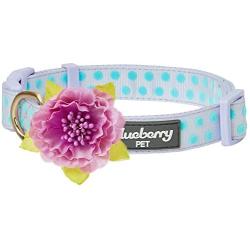 Blueberry Pet 5 Patterns Silkscreen Print/Flocking Print Dog Collars