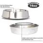 Iconic Pet 8 Cup Anti Ant Stainless Steel Non Skid Pet Bowl for Dog or Cat (2 Pack) Iconic Pet 8 Cup Anti Ant Stainless Steel Non Skid Pet Bowl for Dog or Cat (2 Pack)