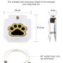 Piepea Brass Valve Outdoor Dog/Pet Water Fountain, Step On Dog/Pet Water Dispenser System for Fresh Water, Upgraded Version providing Constant Stream,41'' Hose