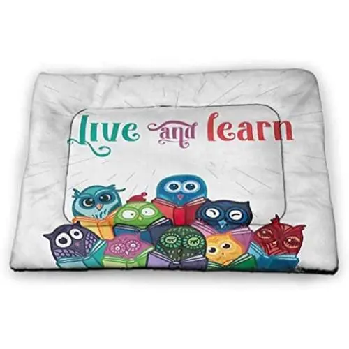 DayDayFun Cartoon Pet Mat for Crate Image of Big Gorilla Like as Professional Athlete Bodybuilding Gym Animal Pet Mats for Food and Water Black White Grey