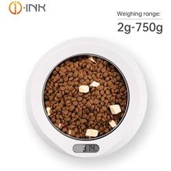 Cat Dog Bowl Cat Detachable stainless steel Pet Feeder Fresh smart Bowls Weighing Scales Removable Bowl for Dogs pet scale slow feeding digital weight puppy kitten scales eat small food feed cats