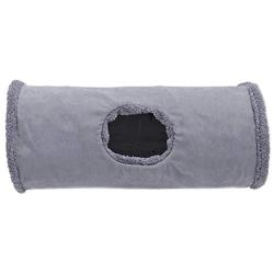 Primst Collapsible Cat Tunnel,Durable Suede Pet Toys Play Tunnel with Ball and Hole,for Cats,Rabbits,Kittens,Puppy and Small Pets