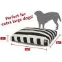 Black Vertical Stripe Medium Rectangle Indoor Outdoor Pet Dog Bed With Removable Washable Cover By Majestic Pet Products Black Vertical Stripe Medium Rectangle Indoor Outdoor Pet Dog Bed With Removable Washable Cover By Majestic Pet Products