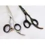 NikoNiko 5 Large 5 Small Black Rubber Thumb Ring Sizing Insert for Grooming Scissors