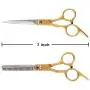 Dog Grooming Scissors Kit, 3 in 1 Cat Dog Grooming Clippers Set, Sharp Durable Stainless Steel Safety Dog Grooming Trimming Shears for Long & Short Haired Dogs Cats and Other Fur Pets