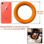 DLDER Ultra-Rubber Dog Toy Rings, 100% Safe & Non-Toxic, Tough Indestructible Dog chew Toy, Durable Interactive Ring for Aggressive Power Chewers,for Medium & Large Dogs - Ring