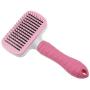 ikjuh Self Cleaning Slicker Brush Shedding and Grooming for Short to Long Haired Cats Dogs Pets Massage Brush Automatic Elimination Soft and Comfortable No Harmful to Skin