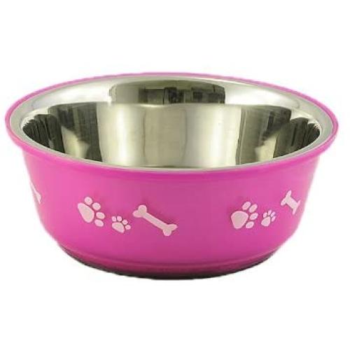 Buddys Line Non-Skid Stainless Steel Fusion Pet Bowl