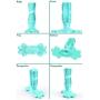 NA Dog Toy Dog Chew Toys Dogs Toothbrush Pet Molar Tooth Cleaning Brushing Stick Doggy Pets Oral Care Stick Bite Toys Pet Supplies,Blue,M:126mm125mm