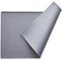 Gorilla Grip Cat Litter Mat and Silicone Pet Feeding Mat, Both Gray, Cat Mat Size 47x35, and Silicone Pet Feeding Mat Size 18.5x11.5, 2 Item Bundle