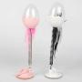 ocijf179 Cat Spring Ball Toy Tumbler Swinging Spring Ball Flash Teasing Toy with Bell Feather Cat Pet Toy - Green