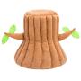 Hollypet Cozy Pet Bed Warm Cave Nest Sleeping Bed Tree Shape Puppy House for Cats and Small Dogs, Stump