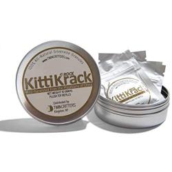 Twin Critters KittiKrack Rock: Organic Silver Vine Catnip for Cats & Kittens | 100%, All-Natural Silvervine Granules (10 Grams) Plush Toy Refill Packs | Wild Harvested with no Preservatives
