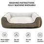 ANWA Durable Dog Bed Machine Washable Medium Dog Bed Square, Comfortable Puppy Dog Bed Medium ANWA Durable Dog Bed Machine Washable Medium Dog Bed Square, Comfortable Puppy Dog Bed Medium