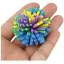 Stock Show 10PCS 1.6'' Funny Colorful EVA Flower Ball Foam Cat Toy Ball Cat Kitten Catch/Chase/Play Ball, Random Color