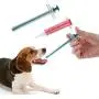Pet Pill Popper Pill Gun for Cats Pet Syringe Feeding Oral Tablet Capsule or Liquid Feeding Kit Silicone Syringes for Dog Cat Pill Shooter