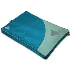 DOGHELIOS Aero-Inflatable Folding Outdoor Camping Sporty Fashion Travel Waterproof Inflatable Pet Dog Bed Mat Lounge, Small, Blue