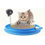 WWYM Cat Scratcher, Cat Scratchpad with Ball Mouse, Circular Plastic Corrugated Paper Cat-Scratchpad Toy Cat-Tease Plate Pet Supplies,Pink