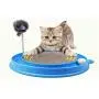 WWYM Cat Scratcher, Cat Scratchpad with Ball Mouse, Circular Plastic Corrugated Paper Cat-Scratchpad Toy Cat-Tease Plate Pet Supplies,Pink WWYM Cat Scratcher, Cat Scratchpad with Ball Mouse, Circular Plastic Corrugated Paper Cat-Scratchpad Toy Cat-Tease Plate Pet Supplies,Pink