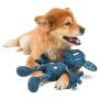 Disney Mickey Mouse Bandana Print Dog Chew Toy with Squeaker 15''x13'', Blue (DIS-Toy-MIC-BNN)