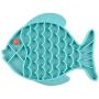 CALIDAKA Licking Mat for Dogs & Cats,Slow Feeder Dog Mat Foldable Silicone Pet Slow Food Bowl 9.6x7.48x0.3inch