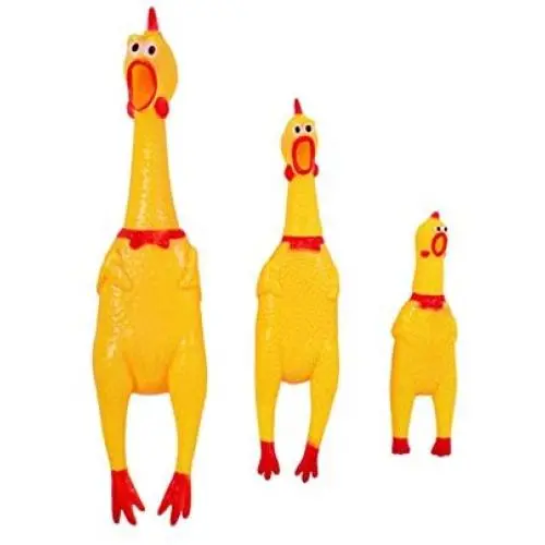 KCHEX A Screaming Yellow Rubber Chicken Dog Toy Non Toxic Bite-Resistant Squeaky Toy Lovely Baby Dog Safe Latex Rubber Pet Toy Gift KCHEX A Screaming Yellow Rubber Chicken Dog Toy Non Toxic Bite-Resistant Squeaky Toy Lovely Baby Dog Safe Latex Rubber Pet Toy Gift
