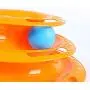 ADTBLL Creative Three-Layer Turntable Cat Pet Toy Balls Funny Cat Toy Tray