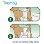 Teamoy Belly Bands for Male Dogs with Removable Pads, Reusable Washable Puppy Dog Diaper Wraps(Pack of 3), XL