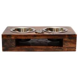 Norfolk Terrier, a Dogs Bowl with a Relief from ArtDog