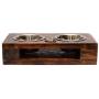 Norfolk Terrier, a Dogs Bowl with a Relief from ArtDog