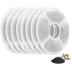TUOWS Pet Fountain Filter Replacement Filters for Cat Fountain，Cat watar Fountain Filter Compatible for Cat and Dog
