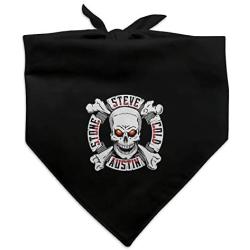 GRAPHICS & MORE WWE Stone Cold Steve Austin Broken Glass Logo Dog Pet Bandana