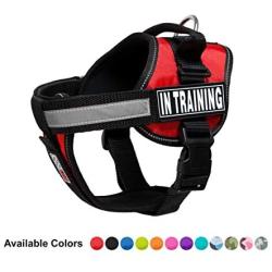 Dogline Unimax Multi-Purpose Dog Harness Vest with in Training Patches Adjustable Straps, Comfy Fit, Breathable Neoprene for Medical, Service, Identification and Training Dogs