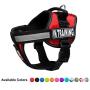 Dogline Unimax Multi-Purpose Dog Harness Vest with in Training Patches Adjustable Straps, Comfy Fit, Breathable Neoprene for Medical, Service, Identification and Training Dogs
