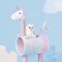 ZEZE FUNFETTI Unicorn CAT Tree & Scratcher