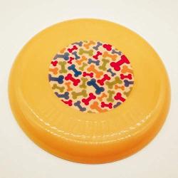 3 Pack Dog Frisbees, Disc Flyer Dog Toy (20cm) - Bright Vibrant Colours - Perfect for Dog Training, Throw (Random Color)