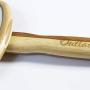 Outlavish Sheepskin Brush Bamboo Slicker, Longer Prongs, Stronger Design