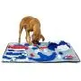 PetBOYA Dog Snuffle Mat with Navy Theme,Pet Feeding Mat Dog Training Pad,Encourage Foraging Skills for Intelligence Stimulation and Stress Release of Pets