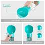 Rolife Portable Dog Water Bottle，3 in 1 Pet Travel Bottle with Food Container, Shovel, and Trash Bag Holder