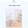 LXHONG Cat Activity Tree Bouncy Ball Observation Deck Three-Story Platform Cat Activity Tree Big cat Tower Sisal Living Room Balcony