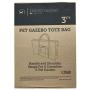 Advantek 23353 3 Foot Indoor Outdoor Pet Gazebo Heavy Duty Carry Tote Bag with Shoulder Strap, Black