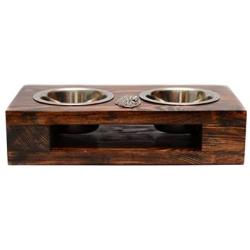 Briard, a Dogs Bowl with a Relief from ArtDog