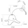VeliHome Electronic Butterfly Stick Pet Cat Dogs Toy, Intelligent Automatic Rotating Toys for Exercising
