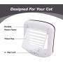 Cat Flap Door 4 Way Locking System Pet Door Cat Flap Door (L)