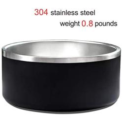 Ihoming Dog Bowl | 304 Stainless Steel Food Water Dish for Dogs and Cats,Pet Bowl for Food & Water