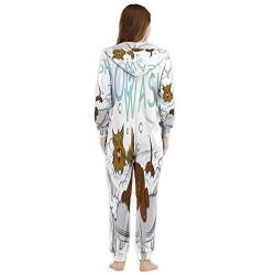 C COABALLA Wood Texture -,Womens Onesie Pajamas Sportswear Wood Planks Maplewood - New Jersey M