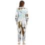 C COABALLA Wood Texture -,Womens Onesie Pajamas Sportswear Wood Planks Maplewood - New Jersey M