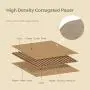 ComSaf Cat Scratcher Cardboard, 3 in 1 Scratching Lounge Bed, Corrugated Scratch Pad, Cat Training Toy for Large Cats and Kitten, Furniture Protection, Durable and Revisible ComSaf Cat Scratcher Cardboard, 3 in 1 Scratching Lounge Bed, Corrugated Scratch Pad, Cat Training Toy for Large Cats and Kitten, Furniture Protection, Durable and Revisible