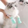 N/W Silicone Cat Nail Covers Caps, Anti-Scratch Cat Claw Covers, Adjustable Cat Nail Caps Cat Paw Protector, Pet Scratching Restraint Booties Kitten Cat Shoes for Home Bathing, Shaving Checking